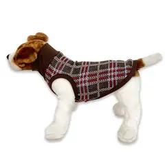 KIMBAPETS - Chaleco-Suéter Tejido Escocés-Para Perros S