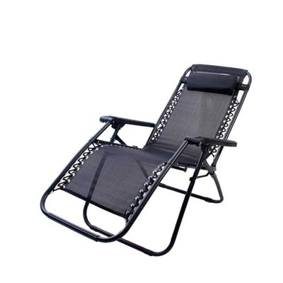 Lumax Silla Reposera Plegable Portatil Con Porta Bebidas