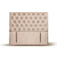 LATAM HOME - RESPALDO FLORENCIA CUERO BEIGE KING