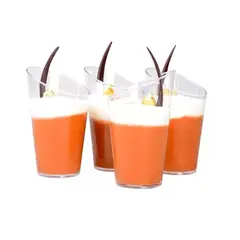 PASTELERIUS - X40 Pocillo Desechable Pocillos Plásticos Para Postres 60ml