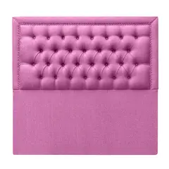 MOBEL DESIGN - Respaldo Capitone Marco y Tachas 2 plazas Tela Fucsia