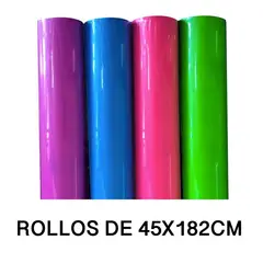 CONTACT - Pack 4 rollos Papel Adhesivo Neon 45x182cm