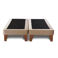 LATAM HOME - Base Europea Zen Dividida Beige 2 Plazas