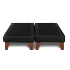 LATAM HOME - Base Europea Zen PU Negro 2 Plazas