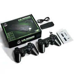 GENERICO - Consola de Videojuegos Stick 4K más 2 Controles Inalámbricos 10Mil Juegos Retro