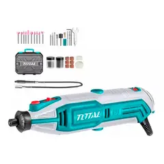 TOTAL TOOLS - Herramienta Rotativa Mini Torno Multiuso109 Acc 130w Total