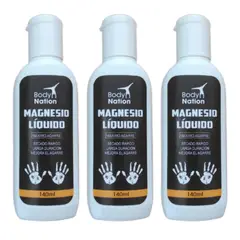 BODY NATION - Pack X3 Magnesio líquido 140 ML calistenia, pole dance