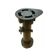 DEKO TOOLS CO LTD - Pata Plástica Para Zócalo Ajustable + Clip Pack 12 Unidades.