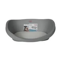 COOL PETS - Cama De Mascota Con Cojín S Gris 49×34.3×18.5 Cms Coolpets