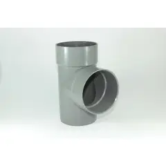 MOHICAN - Tee Reduc. 110x50 Mm Pvc Sanitario Gris 3 Uni
