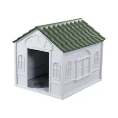 COOL PETS - Casa Para Perro Pequeña Verde 75.7x65x63.2 Cms Coolpets