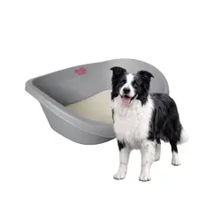COOL PETS - Cama De Mascota Con Cojín L Gris 80×54.5×24 Cms Coolpets
