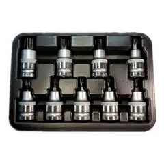 UYUSTOOL - Juego De Dados 1/2 Torx Estrella Macho 9 Piezas Uyustools