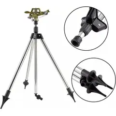 KUANGYE - Aspersor Impacto Bronce 12 Trípode Aluminio Kit De Riego