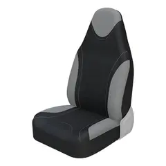 GENERICO - Funda Cubre Asiento Delantero Individual 2pcs Butaca GRIS
