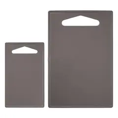URBAN PRODUCTS - SET 2 TABLAS DE CORTAR, GRIS OSCURO