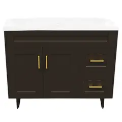 DOMSA - Kit Mueble Vanitorio Deluxe 100SK CafE F 100x47x80cm…