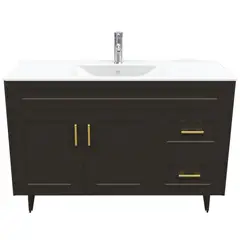 DOMSA - Kit Mueble Vanitorio Deluxe 120SK CafE P 120x47x80cm