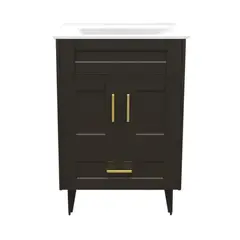 DOMSA - Kit Mueble Vanitorio Deluxe 50SK CafE P 50x40x80cm…