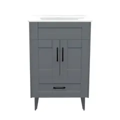 DOMSA - Kit Mueble Vanitorio Deluxe 50SK Gris P 50x40x80cm…