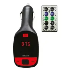 DBLUE - TRANSMISOR FRECUENCIA FM PANTALLA LED BLACK