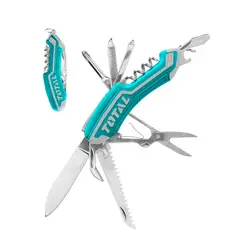 TOTAL TOOLS - Navaja multifunción 12 Funciones TOTAL
