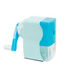 HOMEWELL - Sacapuntas Azul con Manivela