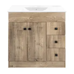 DOMSA - Kit Mueble Vanitorio B80PH-WOOD P 80x47x80cm