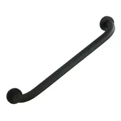 GENERICO - BARRA DE BAÑO ACERO INOXIDABLE NEGRO 40CM