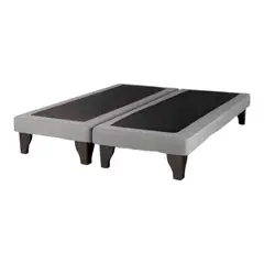 GENERICO - Base Europea para cama Super King 200x200cm LINO GRIS CLARO