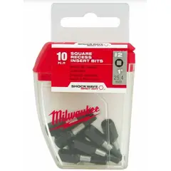 MILWAUKEE - Juego De Puntas Brocas Cuadradas 10 Pzs 48-32-5008