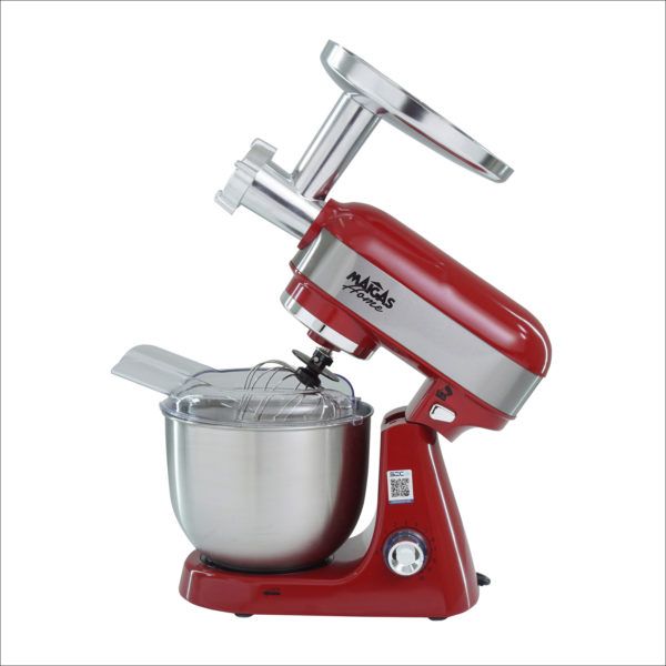 Batidora Lorenzza Roja 5 LT + Molino de Carne 10 Velocidades SC265R