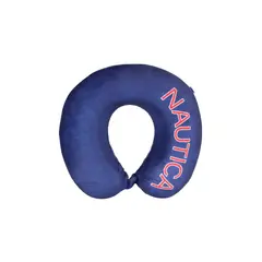 NAUTICA - Almohada de viaje Memory Foam azul