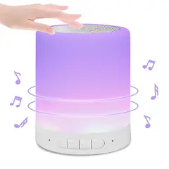 GENERICO - Parlante Lampara Bluetooth Portatil Cambia Luz Al Tacto