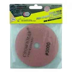 GENERICO - Disco Lija Para Pulir Marmol Granito 4 Pulgadas Crownman grano 3000
