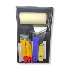GENERICO - Kit Rodillo Para Pintar Brochas Espátulas