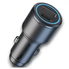 TECMASTER - Cargador de Auto 12V 42W Max USB-C+ USB Power Delivery Q.C