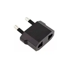 DBLUE - Adaptador Americano y Europeo a Enchufe Nacional 10A 2500W - Negro