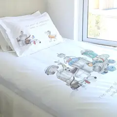 MARGARITA SCHEEL BY CASA ALVARINHO - Cubreplumón Kids 1 Plaza Robots