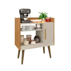 HOGA - Aparador Arrimo Coffee Canela Gris Claro