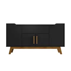 HOGA - Aparador Buffet Future Negro Canela