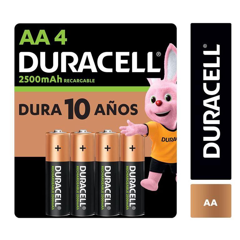 BLISTER PILAS RECARGABLES 2500MAH AA X4
