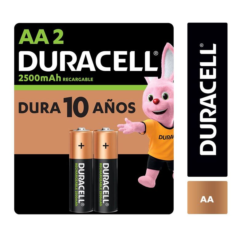BLISTER PILAS RECARGABLES 2500MAH AA X2