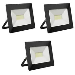 MEGABRIGHT - Pack 3 Foco Proyector LED Telco SEC 50W Cálido DS43