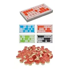 ESHOPANGIE - Juego Lota Bingo Clasico Numeros De Madera