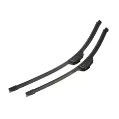 GENERICO - Par Plumillas Limpiaparabrisas Silicona Universal 22