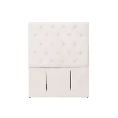 LATAM HOME - RESPALDO FLORENCIA LINO BLANCO 1 1/2 PZA