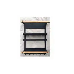 GENERICO - Porta Toalla Nova Magnetico Para Cocina Negro
