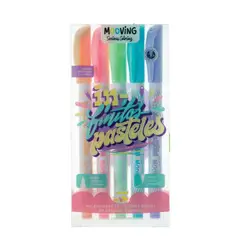 MOOVING - Estuche 5 tiralíneas colores pasteles -