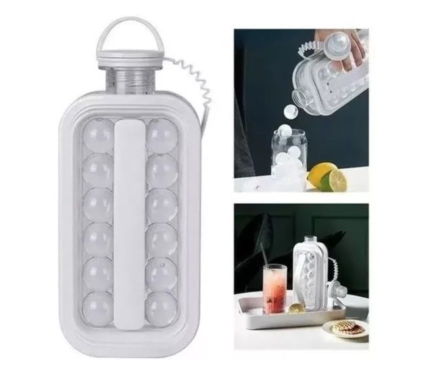 Botellas De Agua Cubo De Hielo Con Tapa Para Hacer Cubos
